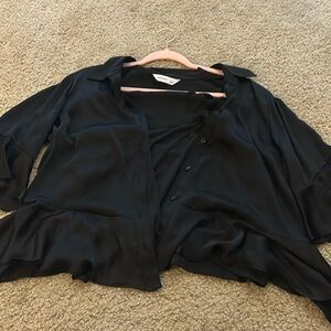 Nine West Black Blouse